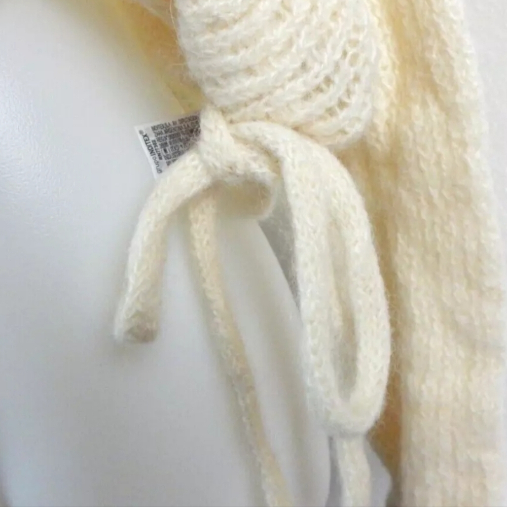 Zara Alpaca Wool Blend Sheer Drawstring Waist Swe… - image 4